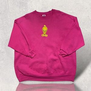 Vintage Looney Tunes Tweety Bird Crewneck Sweater